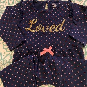 9 month Long sleeved one piece outfit.